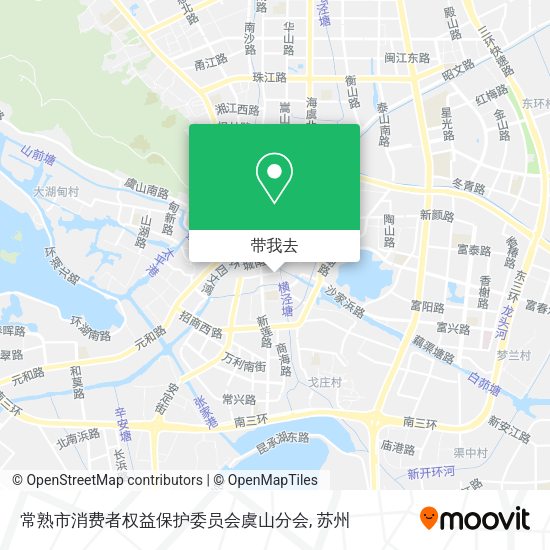 常熟市消费者权益保护委员会虞山分会地图