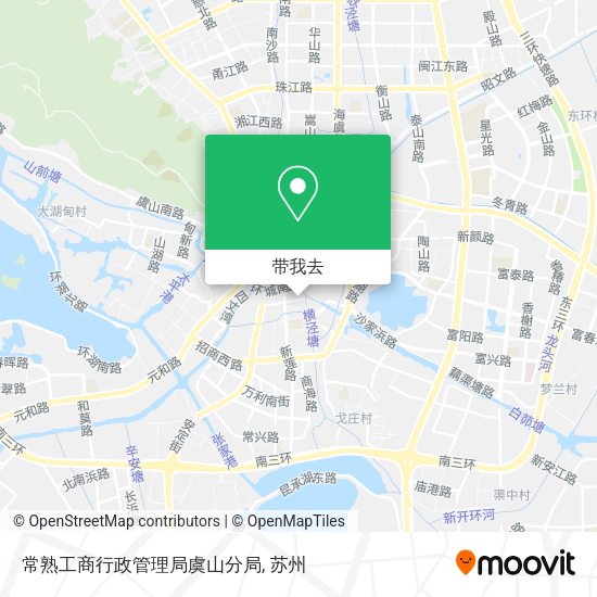 常熟工商行政管理局虞山分局地图