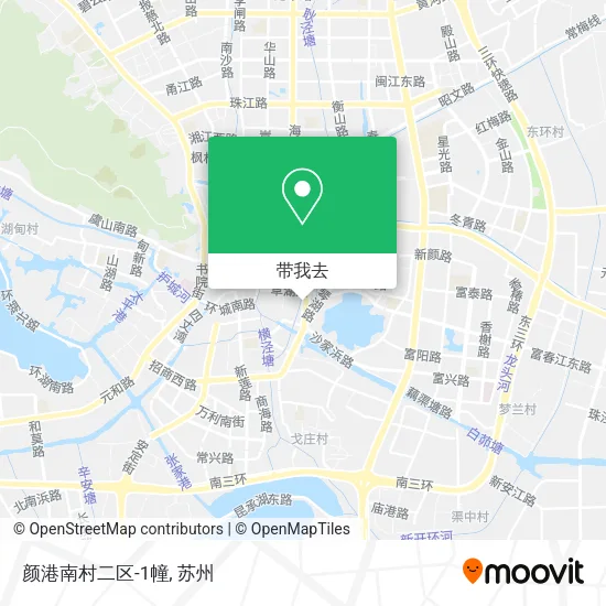 颜港南村二区-1幢地图