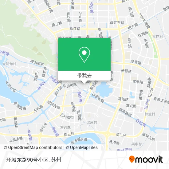 环城东路90号小区地图