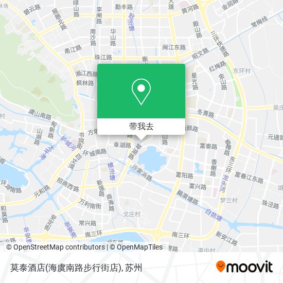 莫泰酒店(海虞南路步行街店)地图