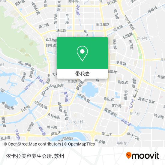 依卡拉美容养生会所地图