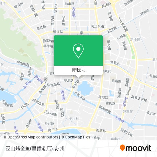 巫山烤全鱼(里颜港店)地图