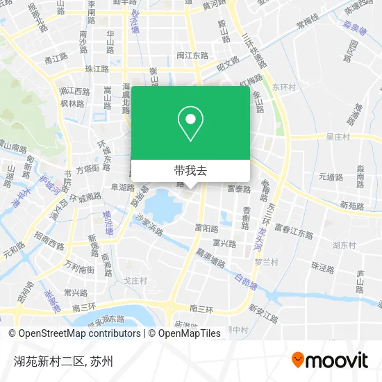 湖苑新村二区地图
