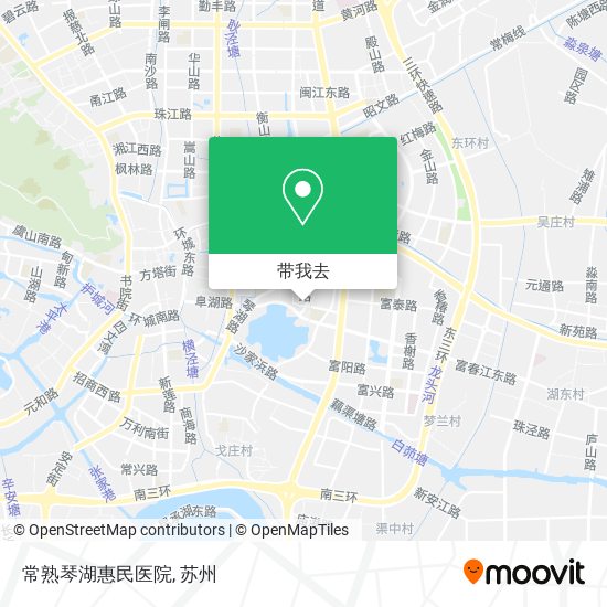 常熟琴湖惠民医院地图