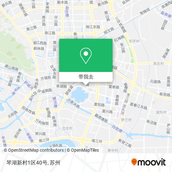 琴湖新村1区40号地图