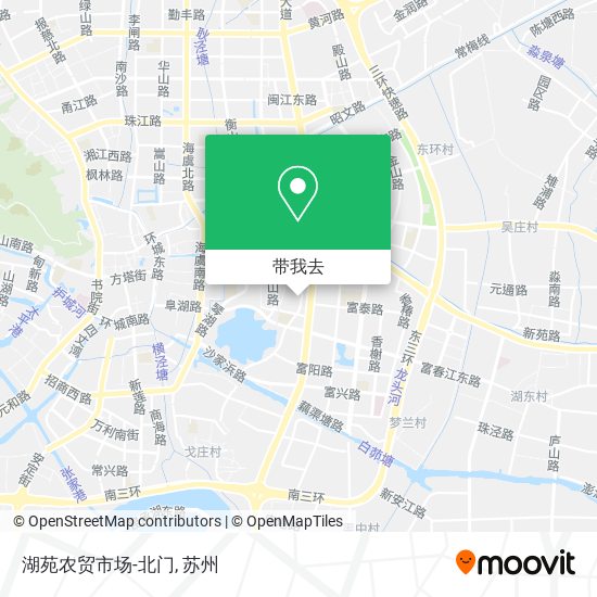 湖苑农贸市场-北门地图