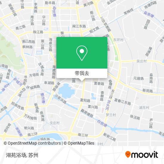 湖苑浴场地图