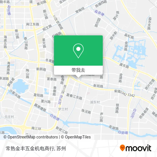 常熟金丰五金机电商行地图