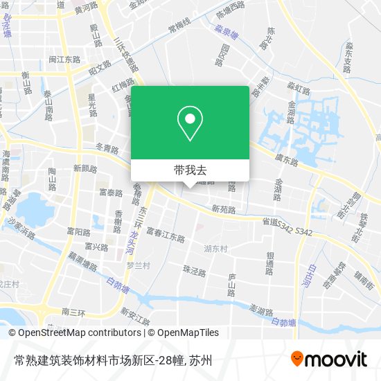 常熟建筑装饰材料市场新区-28幢地图