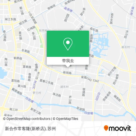 新合作常客隆(新桥店)地图