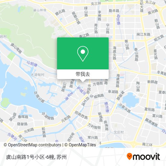 虞山南路1号小区-6幢地图