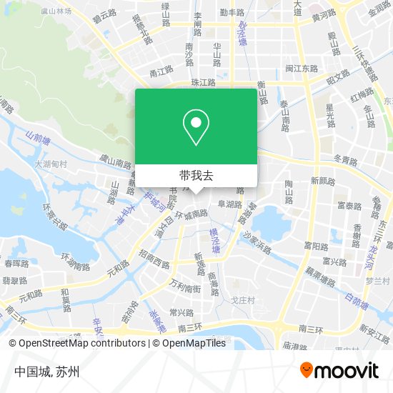中国城地图