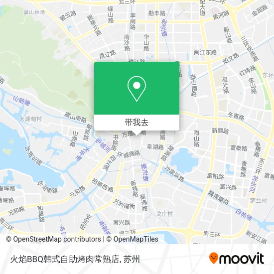 火焰BBQ韩式自助烤肉常熟店地图