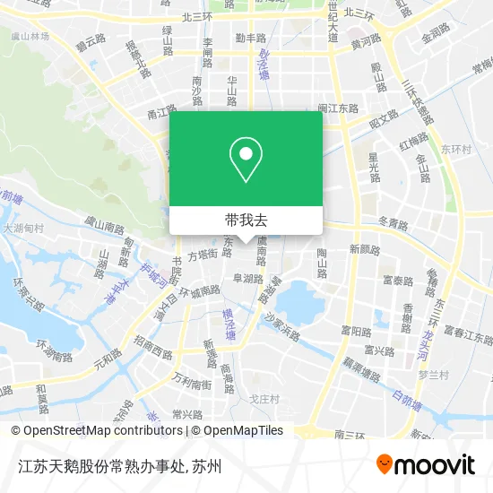 江苏天鹅股份常熟办事处地图