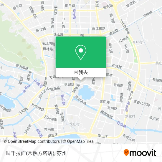 味千拉面(常熟方塔店)地图
