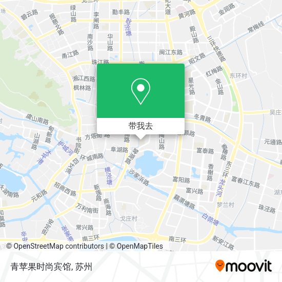 青苹果时尚宾馆地图