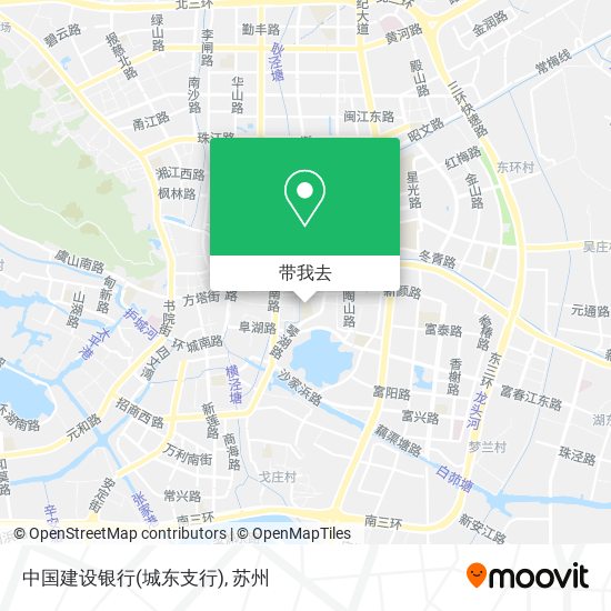 中国建设银行(城东支行)地图