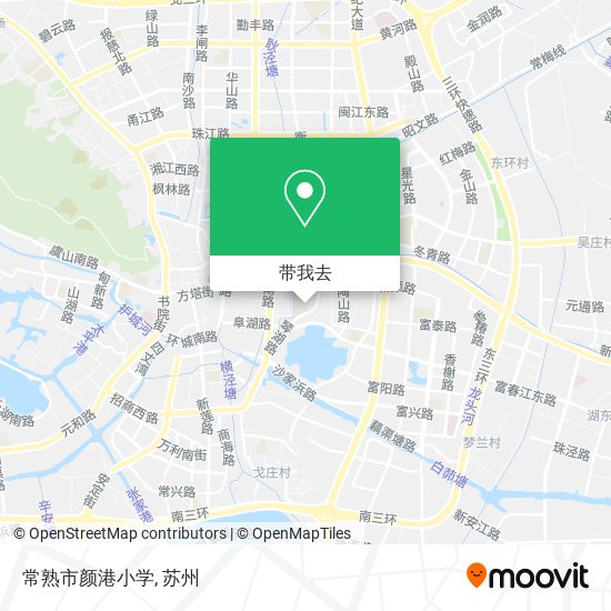 常熟市颜港小学地图