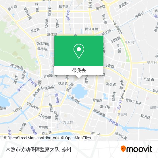 常熟市劳动保障监察大队地图