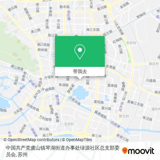 中国共产党虞山镇琴湖街道办事处绿源社区总支部委员会地图