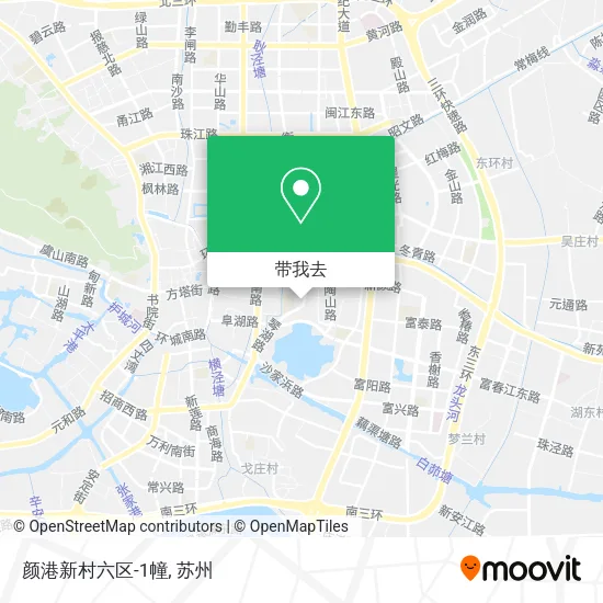 颜港新村六区-1幢地图