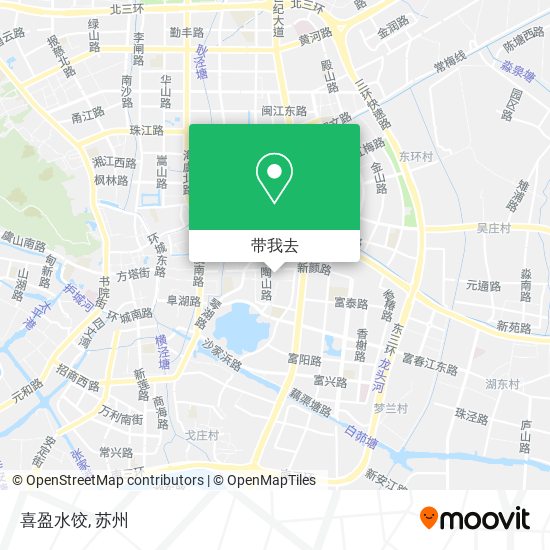喜盈水饺地图