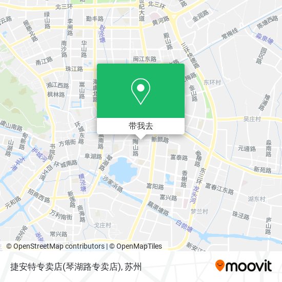 捷安特专卖店(琴湖路专卖店)地图