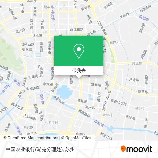 中国农业银行(湖苑分理处)地图