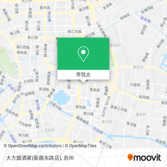 大方圆酒家(新颜东路店)地图