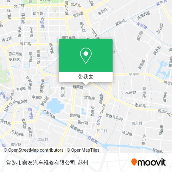 常熟市鑫友汽车维修有限公司地图
