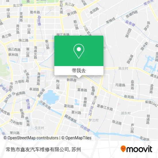 常熟市鑫友汽车维修有限公司地图