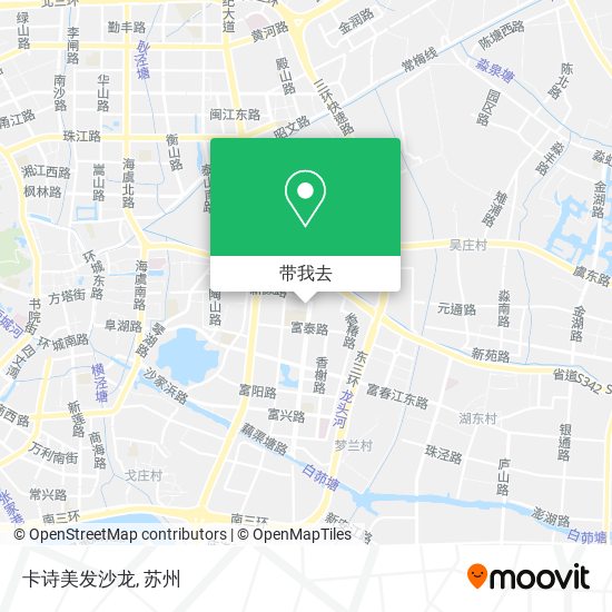 卡诗美发沙龙地图