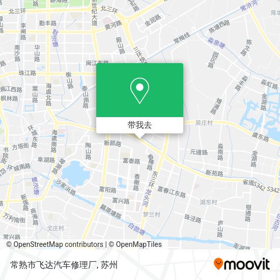 常熟市飞达汽车修理厂地图