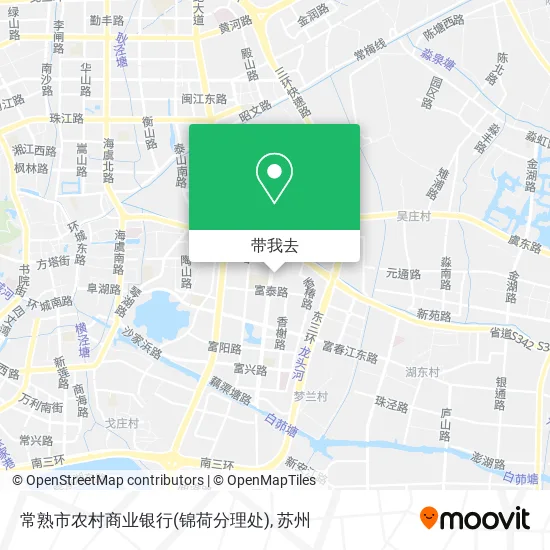 常熟市农村商业银行(锦荷分理处)地图