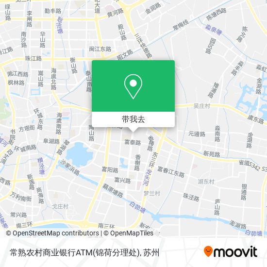 常熟农村商业银行ATM(锦荷分理处)地图
