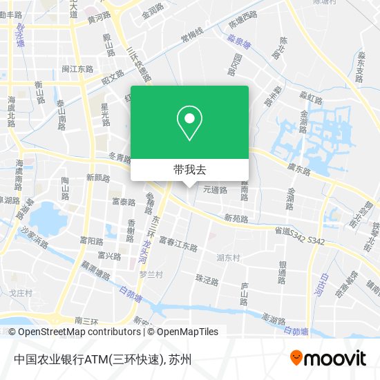 中国农业银行ATM(三环快速)地图