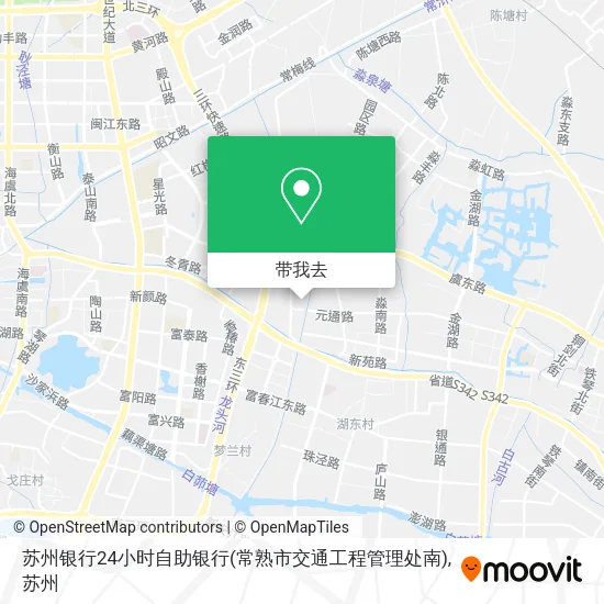 苏州银行24小时自助银行(常熟市交通工程管理处南)地图