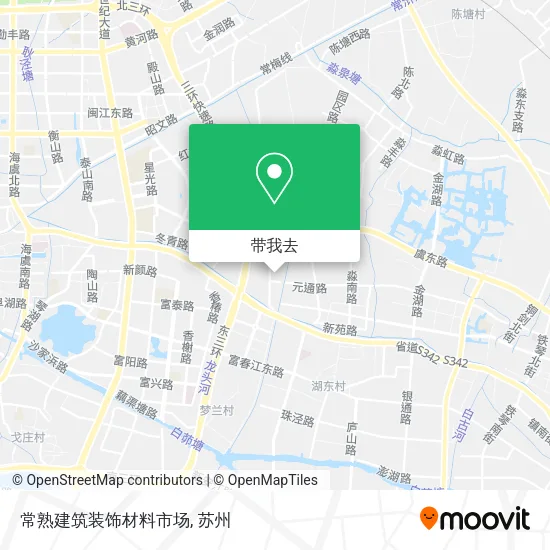常熟建筑装饰材料市场地图