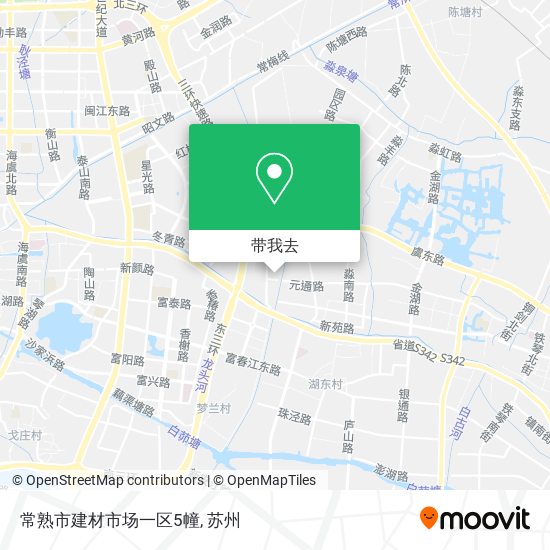 常熟市建材市场一区5幢地图