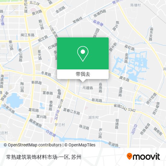 常熟建筑装饰材料市场-一区地图