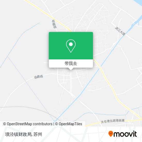 璜泾镇财政局地图