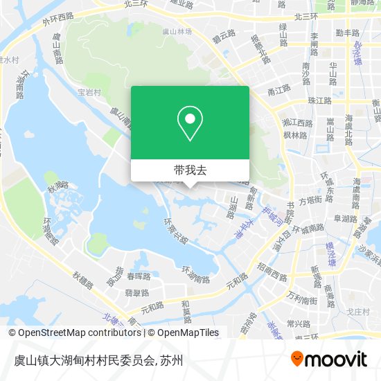 虞山镇大湖甸村村民委员会地图