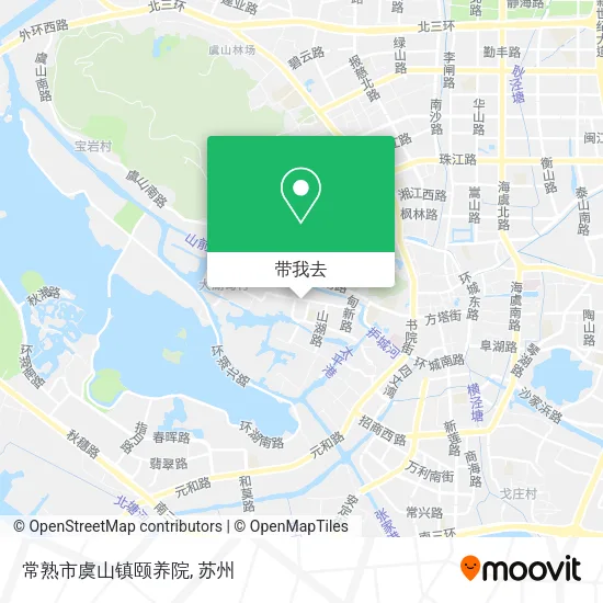 常熟市虞山镇颐养院地图