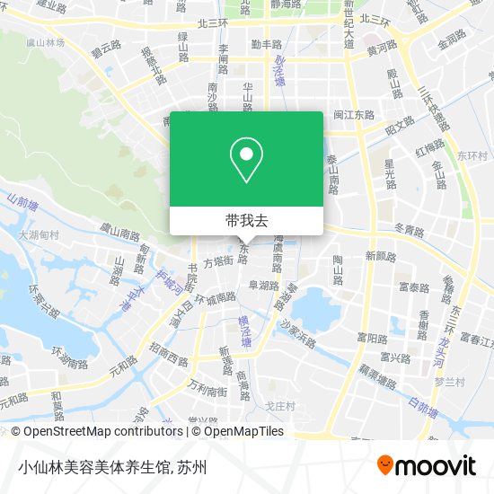 小仙林美容美体养生馆地图