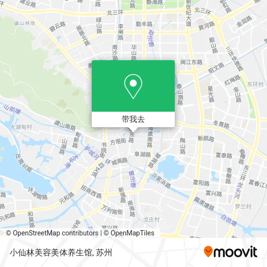 小仙林美容美体养生馆地图