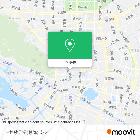 王梓楼足浴(总部)地图