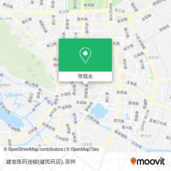 建发医药连锁(健民药店)地图
