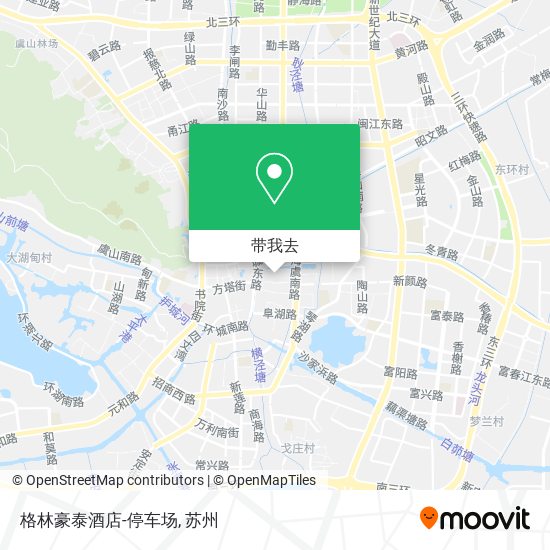 格林豪泰酒店-停车场地图