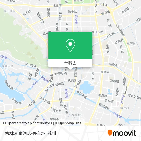 格林豪泰酒店-停车场地图